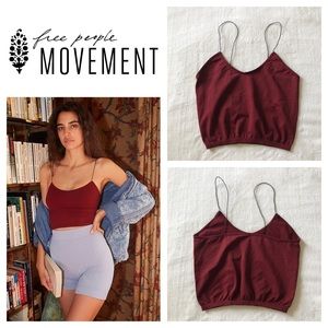 NWOT Free People Skinny Strap Seamless Brami M/L